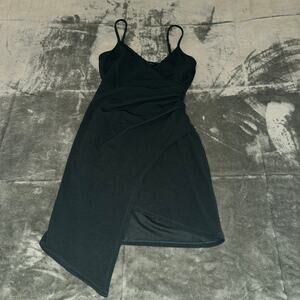 Revamped Asymmetrical Green Dress Women's Size Medium Coquette Cocktail Hoco